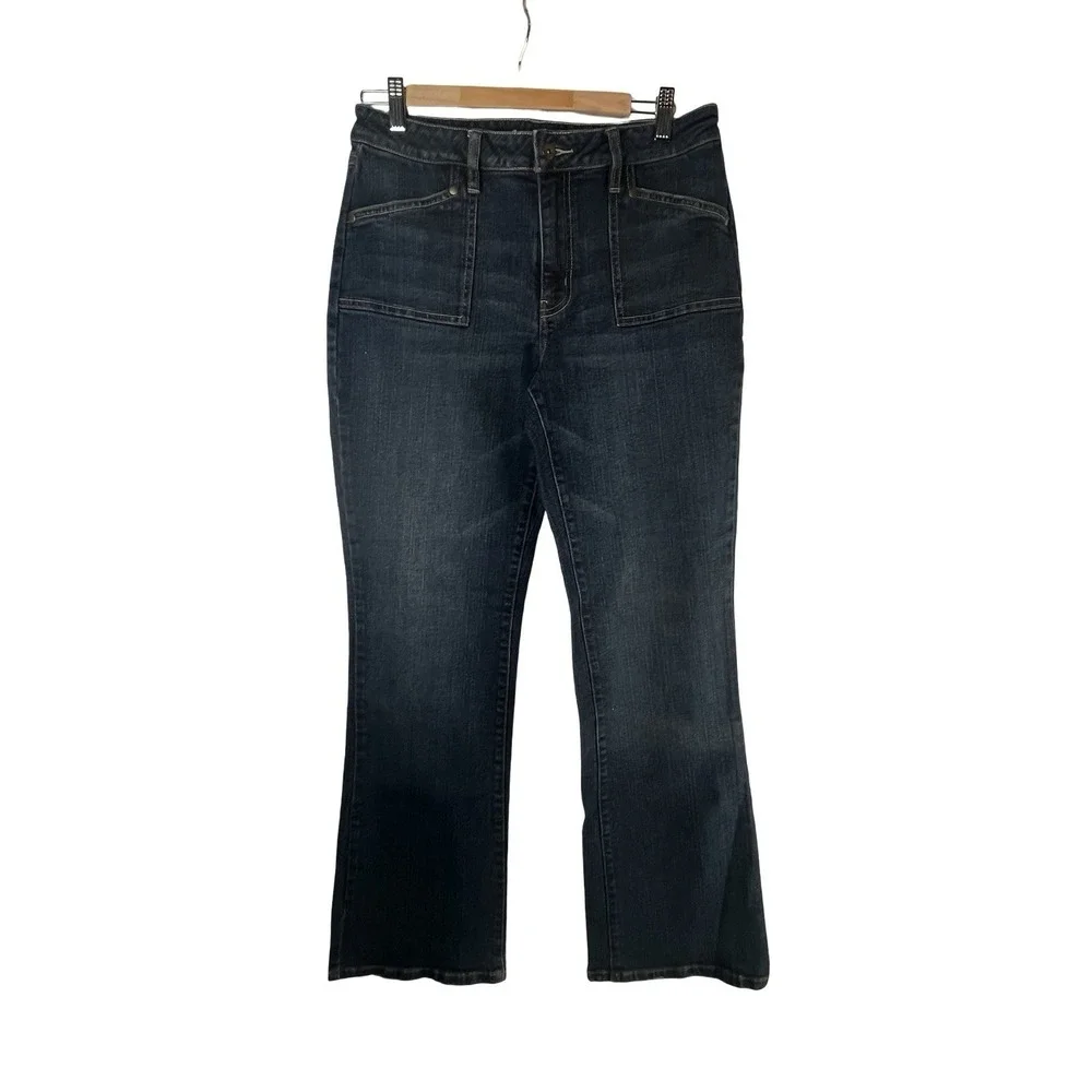 Vintage L.A. Blues Jeans‎ Womens 31x31 Sz 12 Straight Leg Dark Wash Denim